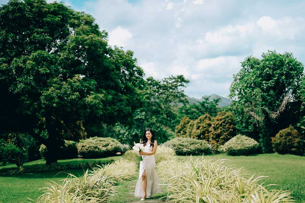 romantic garden wedding near Manila